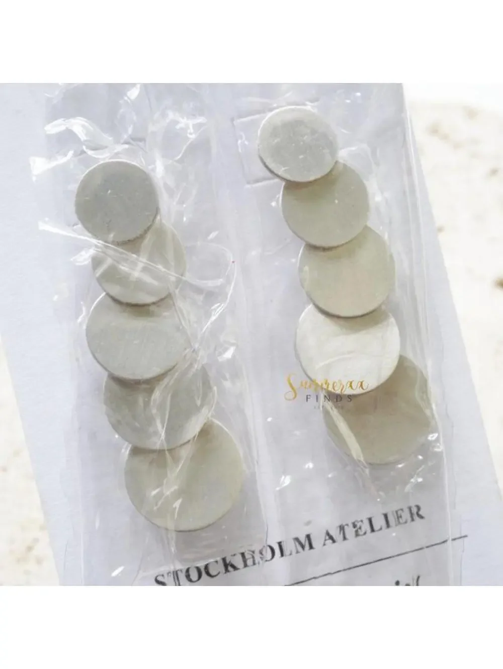 & Other Stories Disc Drop Earrings